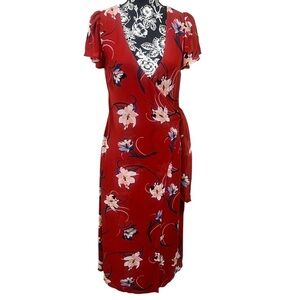 ROW-A Floral Midi Dress